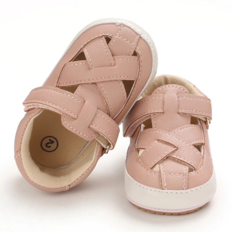 

Baby Non-slip Sandals Soft-soled Toddler Summer Soft Bottom Shoes for Boys Girls First Walkers 0-18 Months