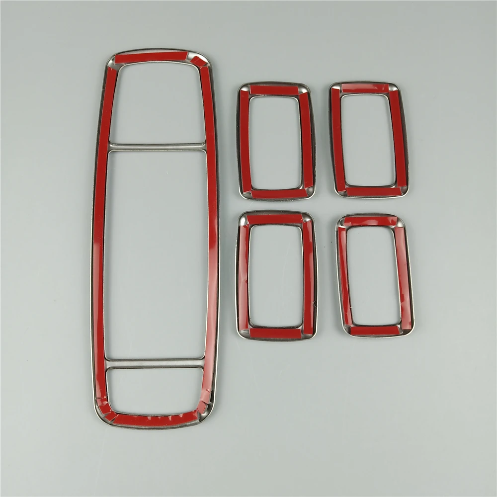 

Stainless Steel Car Styling Window Glass Lifting Buttons Frame Decoration Sticker Trim For Meredes Benz R Class W251 2010-17