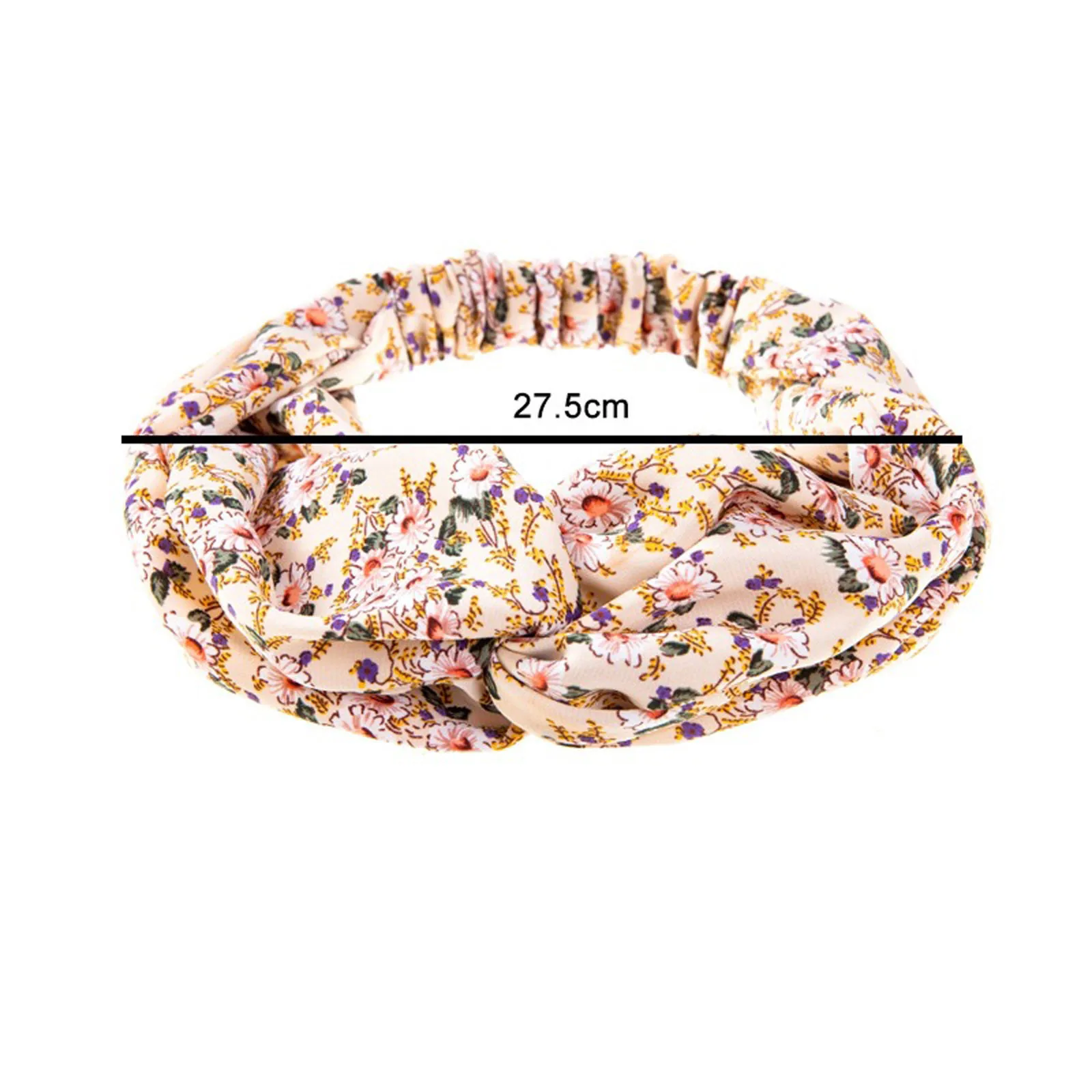 

2021 Ladies Fashion Hair Band Headband Floral Knotted Chiffon Fashion Quick Setting Tool Headband Headband Hair Accessories