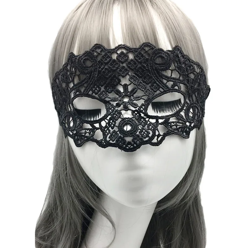 100 шт./лот Хэллоуин вечевечерние НКА Половина лица лиса бабочка Павлин кружевная