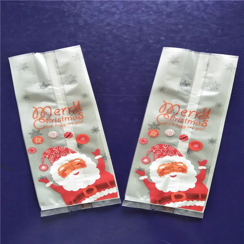 Печенье сумка для хранения конфет 50 шт. Новый Рождественский мешок самоклеющиеся
