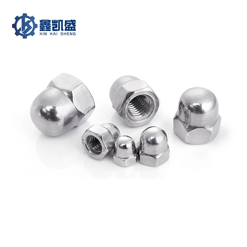 

M3-M20 Stainless Steel 304 Cap Nut M3M4M5M6M8M10M12M14M16M18M20 Cap Decorative Screw Cap Round Ball Head Cap Screw Cap