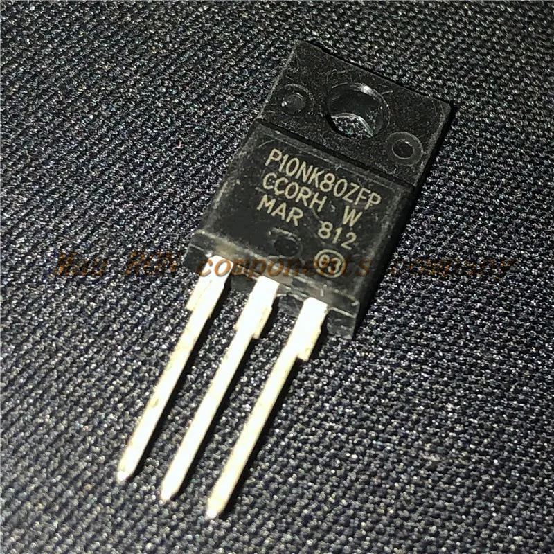 

50PCS/LOT STP10NK80ZFP P10NK80 TO-220F 800V10A Liquid crystal field effect transistor