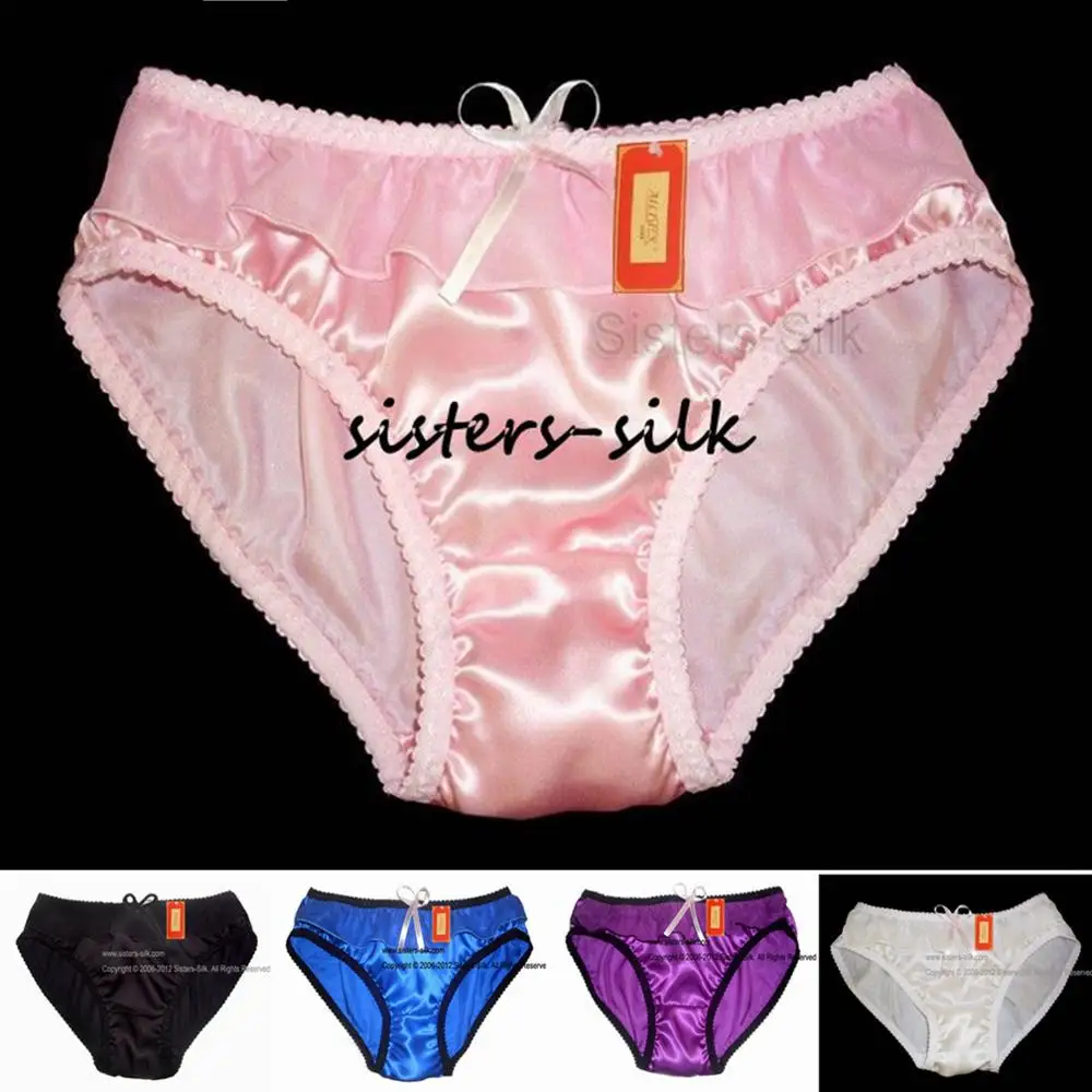 Womens 16 Momme 100% Mulberry Silk Panties Knickers Briefs Bikinis Undies Underpants Thongs Lingerie All Sizes SU135 Ailisilk |