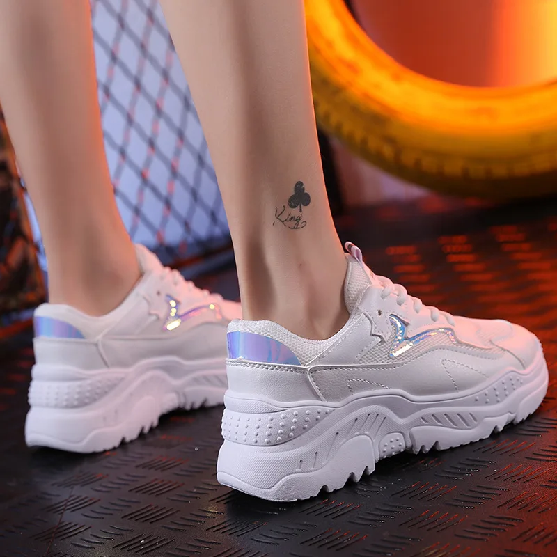 QWEDF 2019 женские кроссовки белого цвета женская повседневная обувь Martins/Корейские