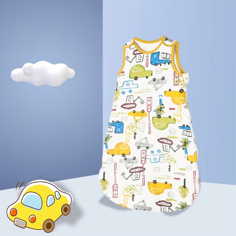 

Newborn Short Sleeve Cotton Sleeping Bag Zipper Sleepsack Wrap Blanket Bedding QX2D
