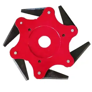 6 зубьев кусторез лезвие триммер металлические лезвия Головка триммера садовая Головка триммера для газонокосилки