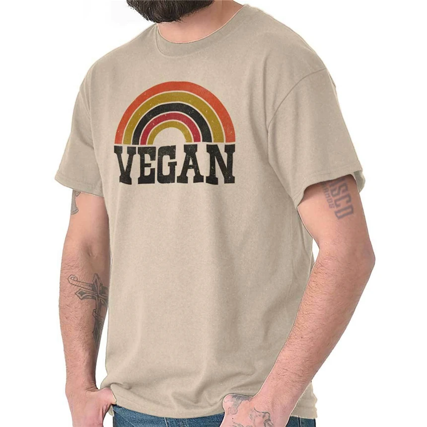 Vegan Veggie здоровый образ жизни Вегетарианская футболка с короткими рукавами
