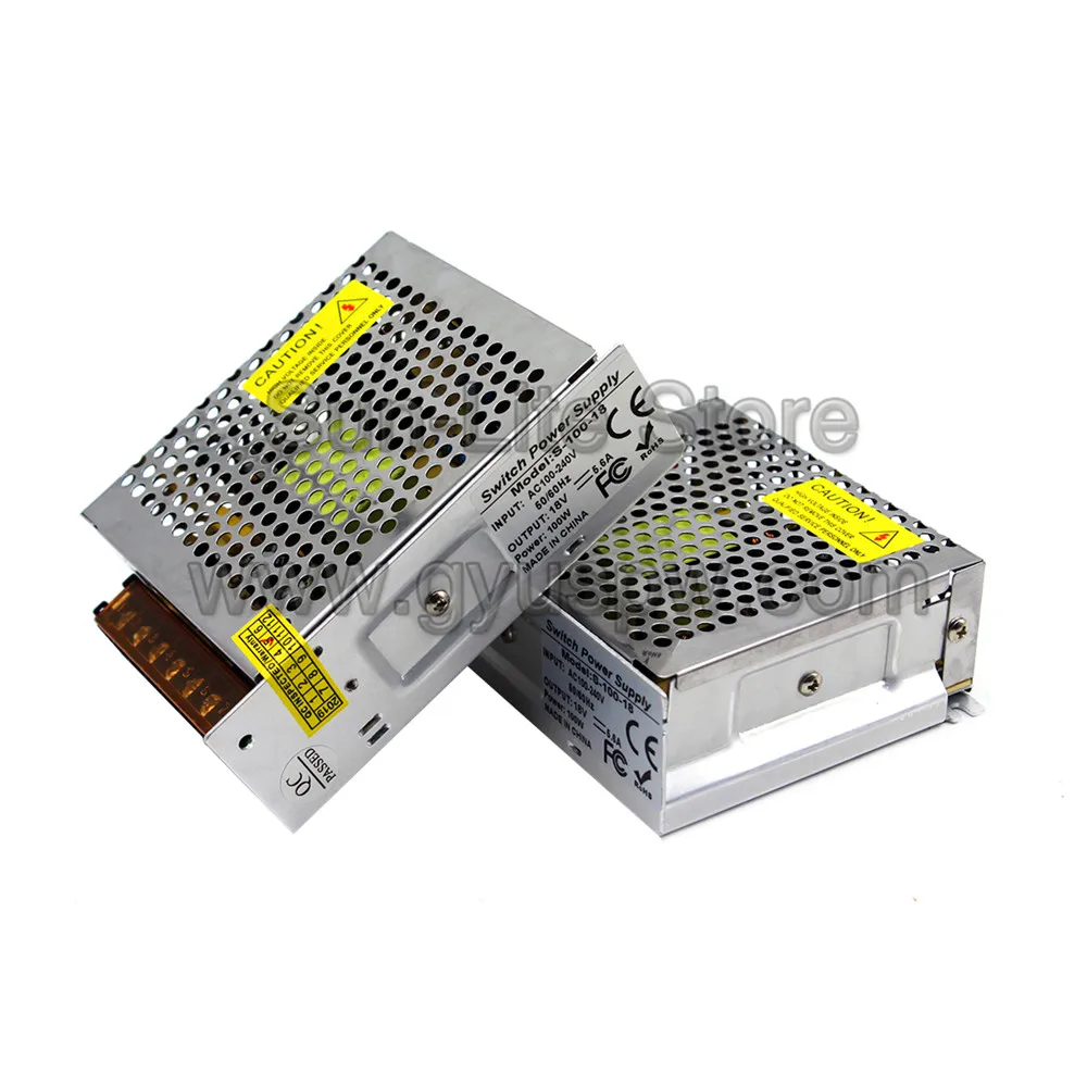 18 В DC источник питания AC DC18V 100 Вт импульсный 220 110 AC-DC SMPS для контроля доступа CCTV