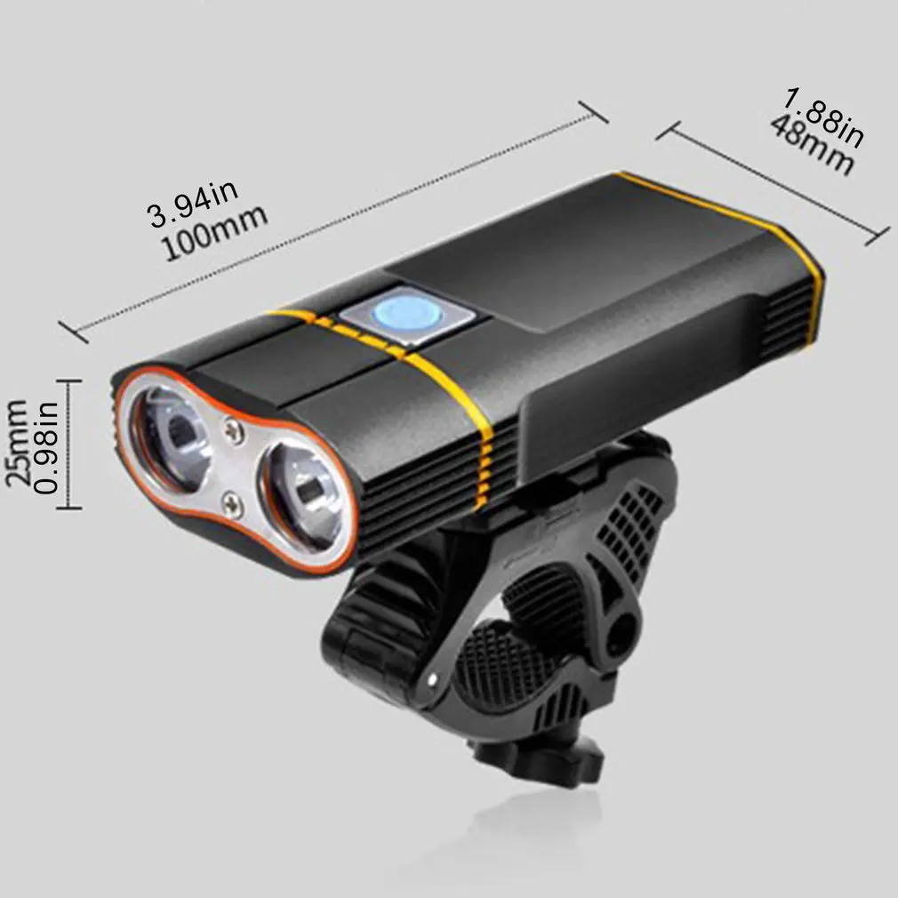 

T6 LED Bicycle Light USB Rechargeable Power Display MTB Mountain Road Bike Front Lamp Flashlight Cycling Equipment