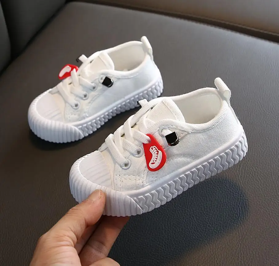 

2021 Spring New Children Canvas Shoes Girls Sneakers Breathable Spring Fashion Kids Shoes For Boys Casual Sport Shoes Student