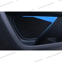 lsrtw2017 stainless steel car audio door sound frame trims for peugeot 3008 5008 2017 2018 2019 2020 accessories auto