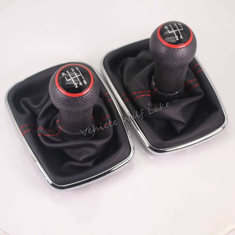 Красная ручка переключения передач для VW BORA JETTA 4 GOlf MK4 1998 1999 2000 2001 2002 2003 2004 2005 2006 5 /6