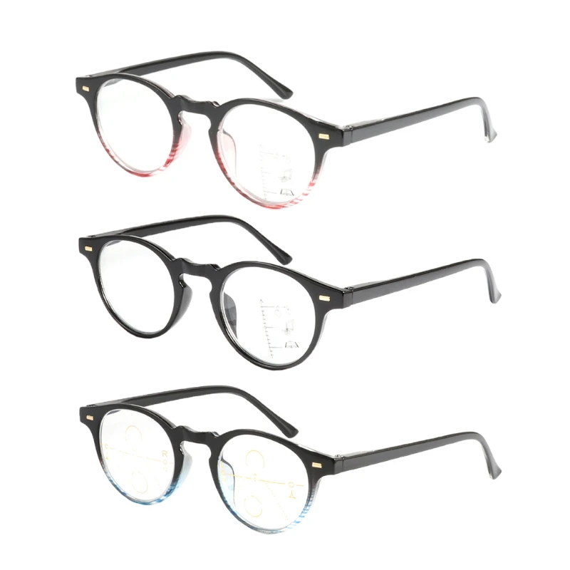 

Очки для чтения с прогрессивным мультифокусом, блокировка сисветильник, пресбиопические для женщин и мужчин, Мультифокальные ридеры 094B