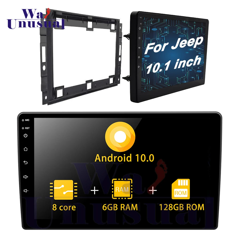 

Автомагнитола wanобычно Android 10 с GPS для Jeep Wrangler 2011-2017, Автомобильный мультимедийный плеер, Восьмиядерный процессор, 6 ГБ + 128 Гб, 10,1 дюйма, головн...