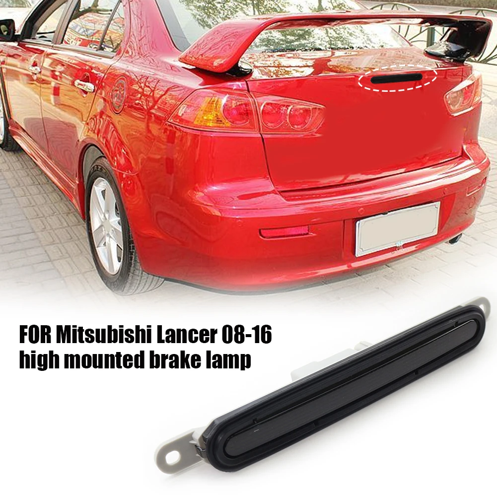 

Автомобильный светодиодный стоп-сигнал высокого уровня с задним креплением для Mitsubishi Lancer 2008-2016 третий стоп-светильник свет бампера стоп-си...