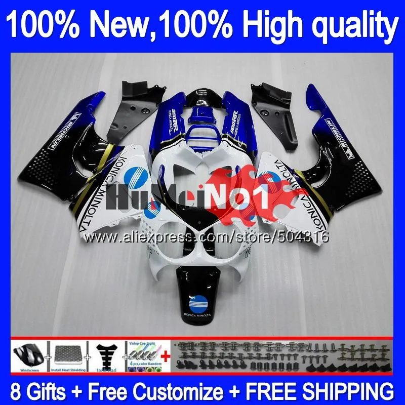 

Корпус обтекателя для HONDA CBR 893RR CBR900RR KONICA blue 97MC.2 CBR900 CBR893 RR 1989 1990 1991 1992 1993 CBR893RR 89 90 91 92 93