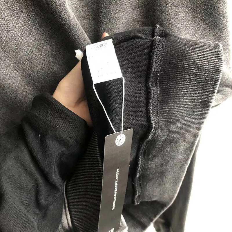 

C.E cav empt Sweatshirts Men Autumn Retro Washed High Quality Casual Cav Empt Sweatshirts