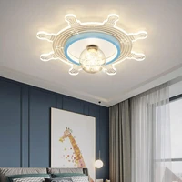 modern creative blue pink gold led children ceiling lamp for bedroom living study play room nursery aisle indoor luminaries deco