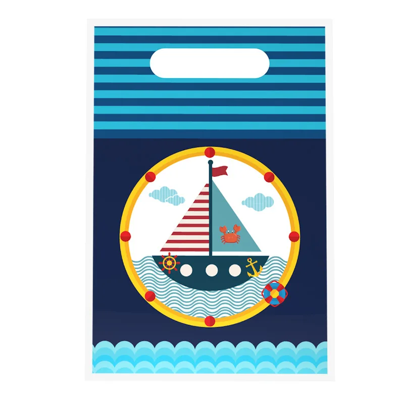 6 шт. Мультяшные подарочные пакеты с ручками для детей|Подарочные сумки и