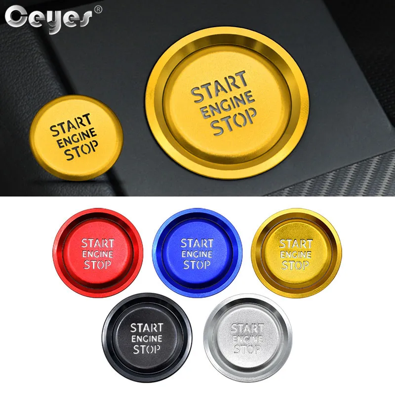 Наклейки Ceyes для стайлинга автомобиля аксессуары кольцо автозапуска двигателя