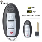 KEYECU 315 МГц ID46 чип KR55WK49622 Брелок дистанционного ключа 3 + 1 4 Btn для Nissan Murano 370z Infiniti EX35 EX37 FX35 QX50 2009-13