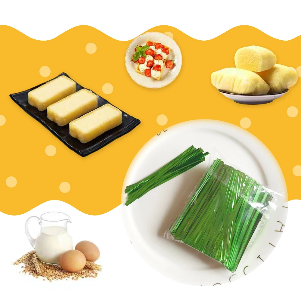 Красочные леденец обернуть Печенье Хлеб Тост закуски украшения ленты 1000 пакетов