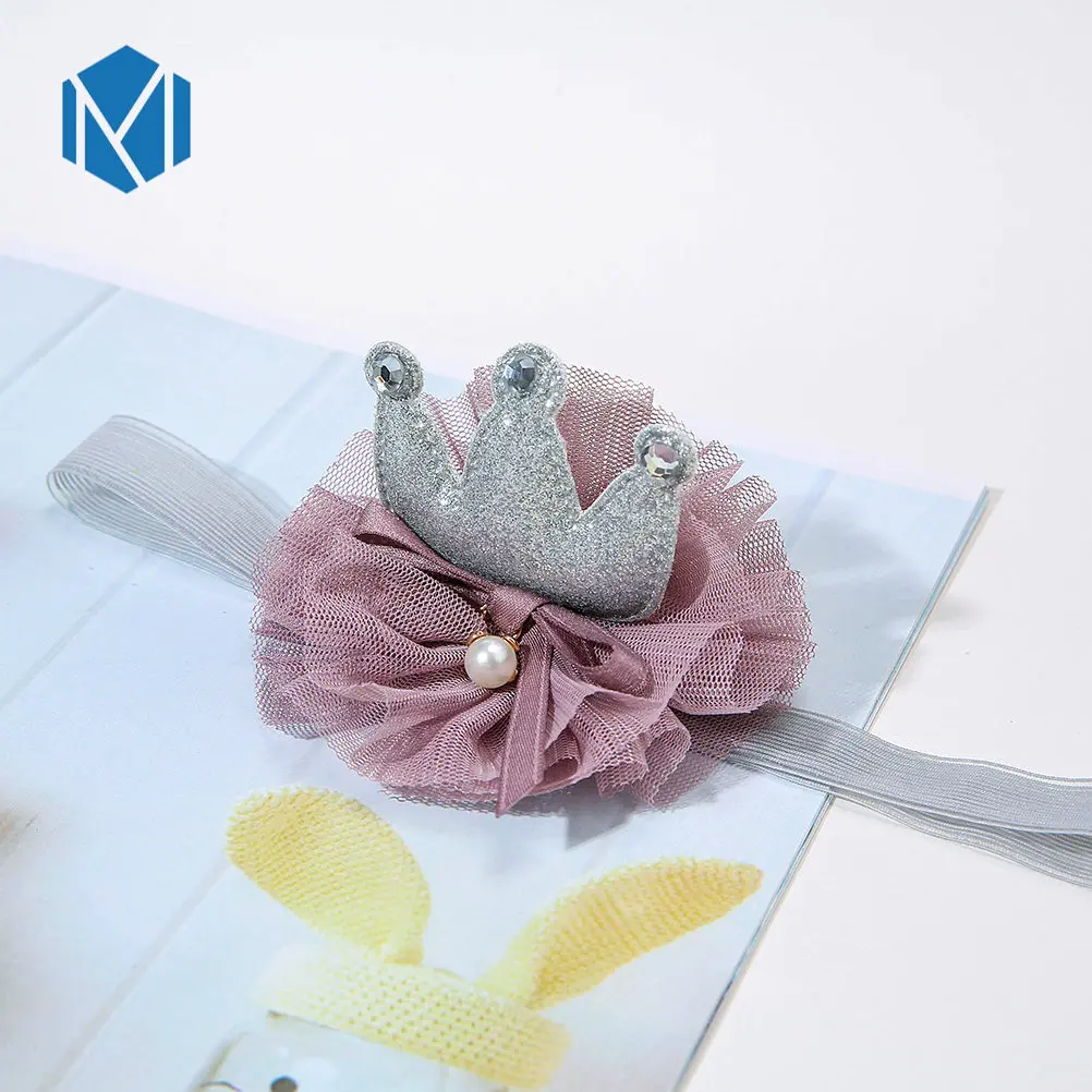 M MISM/новые милые детские аксессуары для девочек с жемчужинами и высокой