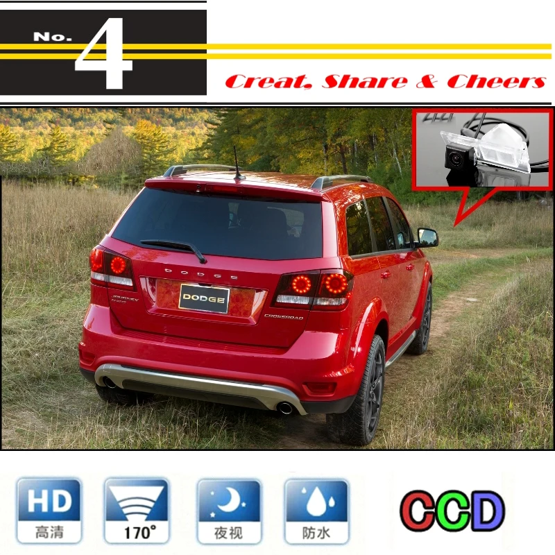 Автомобильная камера для Dodge Journey / JC JCUV 2008 ~ 2015 Высококачественная заднего вида