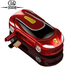 Small mini flip Car Shape mobile phones unlocked cheap cell phone without camera Bleutooth dialer Russian push button telephone