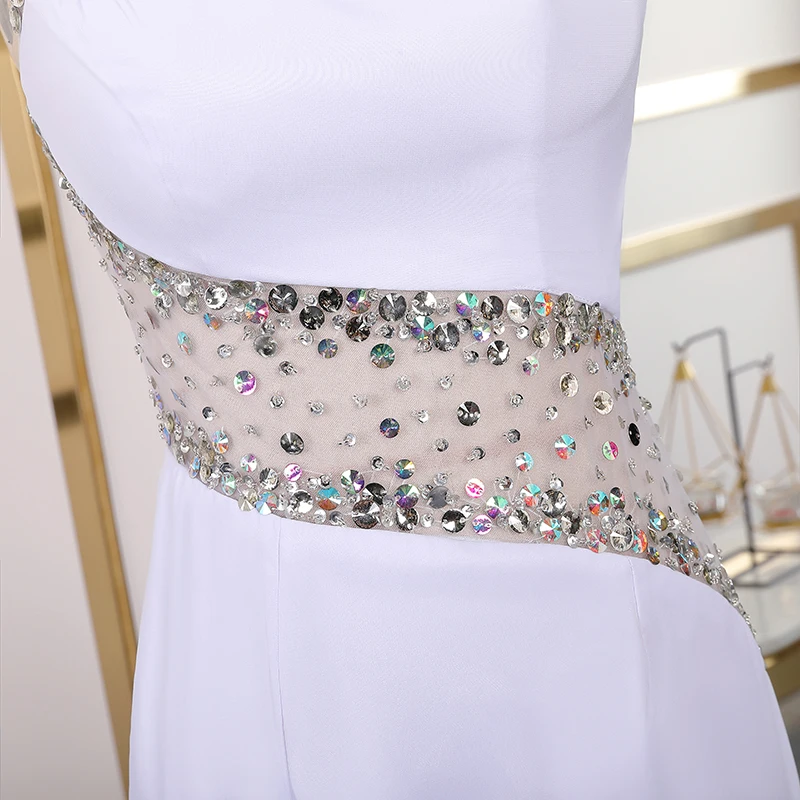Vestidos de coctel иллюзионное сексуальное коктейльное платье со стразами 2020 на одно