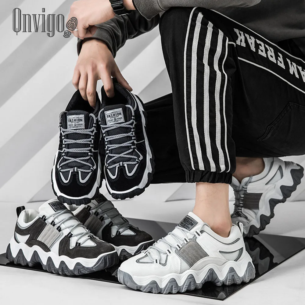 Мужская обувь qклюва для взрослых дышащая модная Вулканизированная удобная