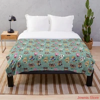 animal crossing throw blanket bedspread soft throw bed sofa cover for kids child girls boys christmas xmas gift
