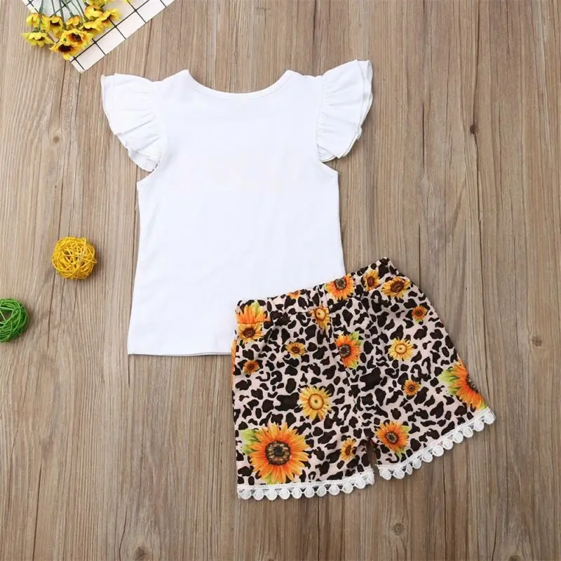 2019 г. Летняя одежда для новорожденных девочек футболка Топы с надписью Love +