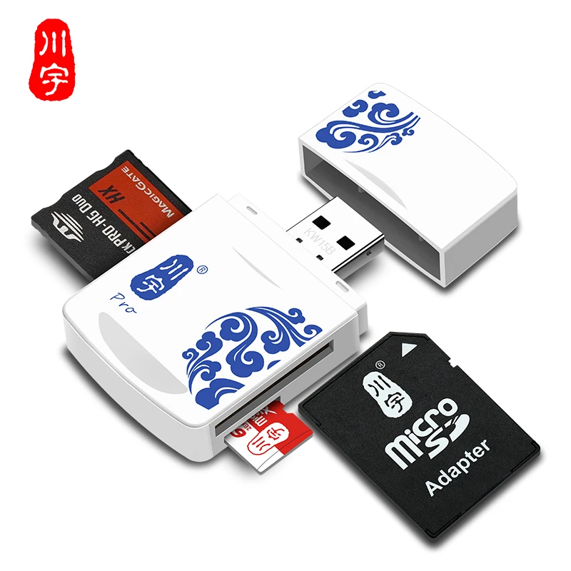 Kawau Microsd кард-ридер 2 0 USB высокоскоростной с TF SD MS слотом для карт C285 максимальная