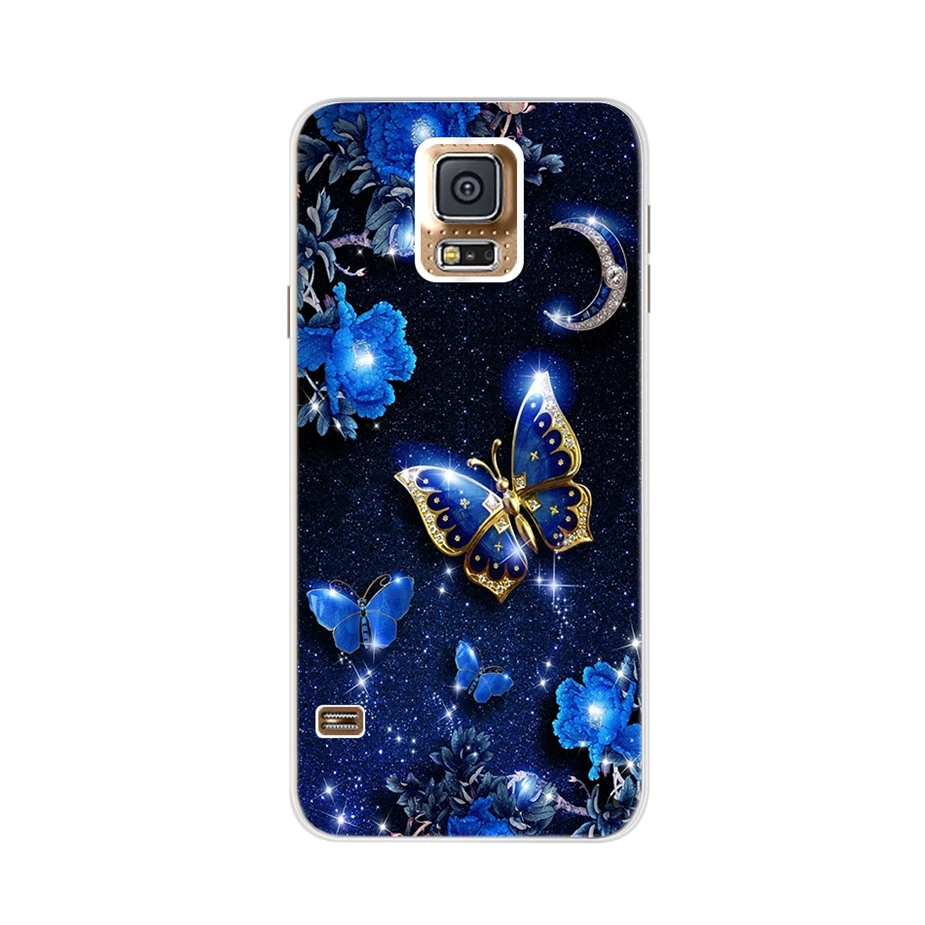 Мягкий тонкий милый чехол с рисунком для Samsung Galaxy S5 G900I G900M G900T чехлы телефонов S 5