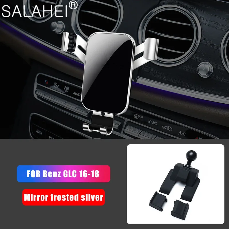 

Car Air Vent Phone Holder For Mercedes Benz C Class 2016-2018 W205 GLC C180 C260 C200 GPS Bracket Navigation Stand Accessories