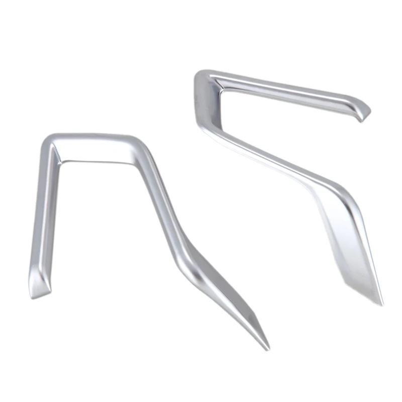 ABS Серебряный переключатель рулевого колеса планки Крышка для Subaru Forester Crosstrek XV 2018