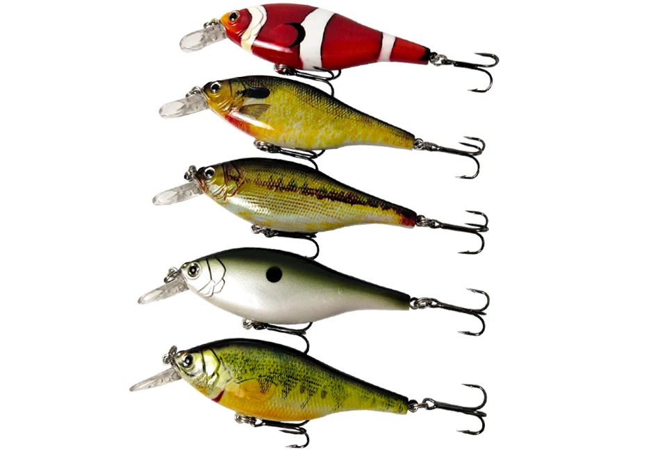 CCLTBA 95mm 12.5g Shad Jerk Bait Fishing Lure Sinking Wobblers Crank Jerkbait Fishing Tackle
