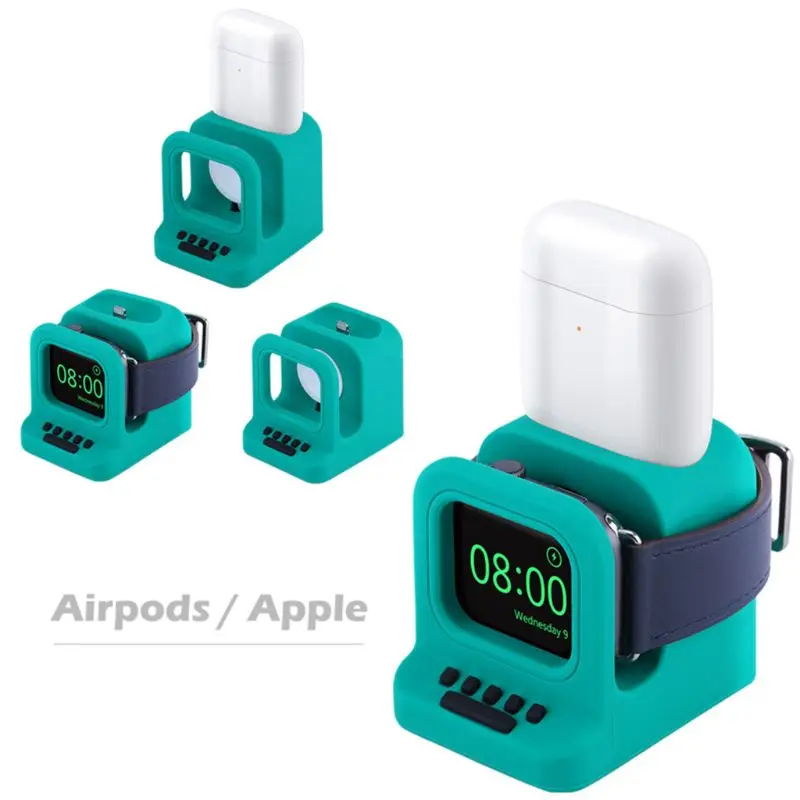 

2 In 1 Charge Stand Dock for airpods Apple-Watch i-Watch Dock Charge Holder