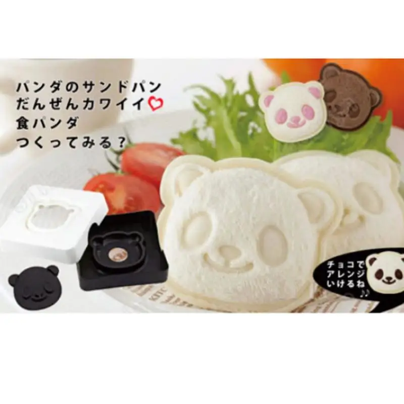Милые формы панды DIY сандвич фрезы форма для печенья дети Bento декоративная