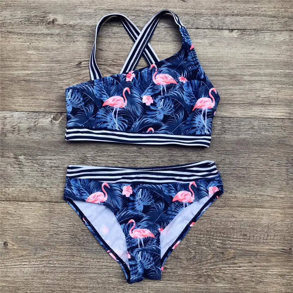 

Multi Style Kids Girls Bikini Set 2020 New Print Girls Kids Swimwear Swimsuit Summer Children Biquini Infantil Bathing Suit A369