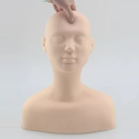 high quality silicone female cosmetology mannequin training headsmakeup mannequin headpractice manikin head bust