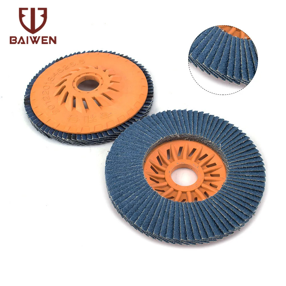 Откидные диски 125 мм шлифовальный круг шлифовальные 60 Грит для угловой