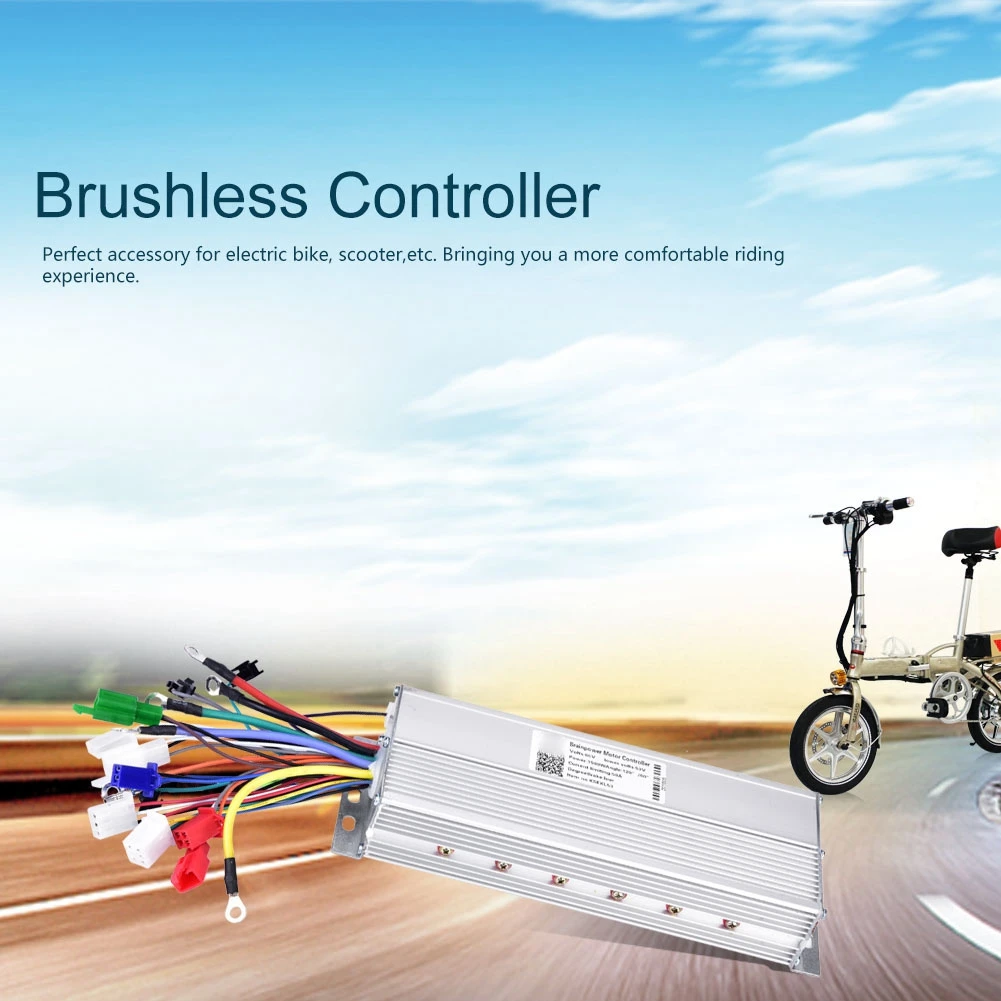 

Electric Bike Motor Controller Bike Computer LCD Liquid Crystal Instrument for 36V/48V 350W Electric Bicycle Controller