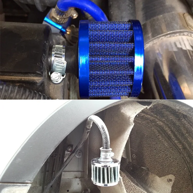 

12mm Small Mushroom Head Air Filter is Lightweight and Durable 4 Color Types of Universal Car Air Filter