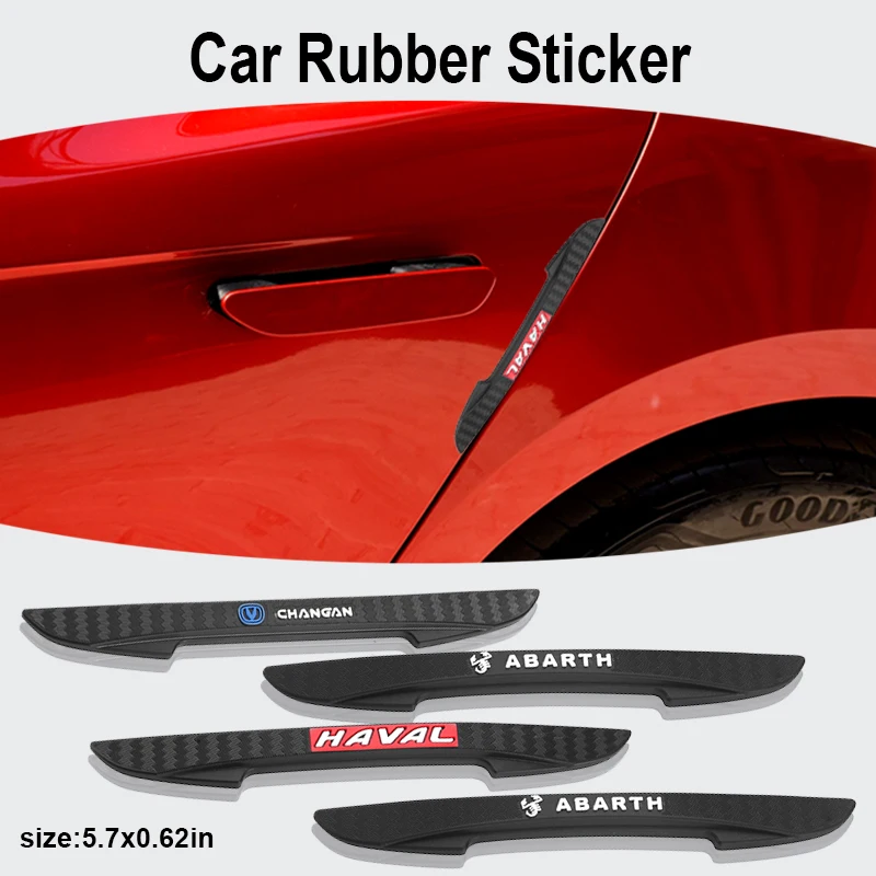 

4pcs Car Sticker Side Door Edge Collision Protection Sticke for Toyota TRD RAV4 Avensis Yaris Levin Reiz Crown Car Accessories
