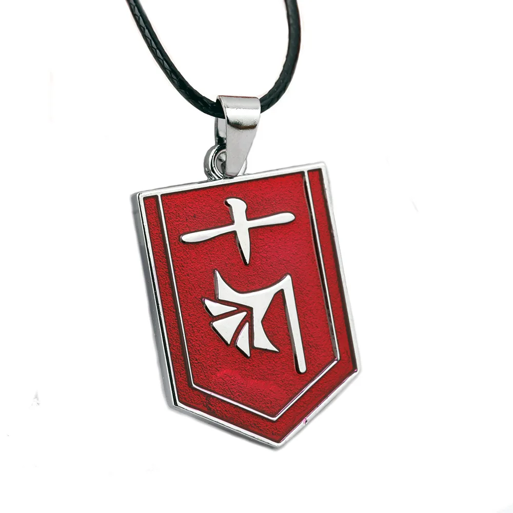 

1 Pcs Cartoon Anime BLEACH Choker Necklaces Hitsugaya Toushirou Logo Pendant Necklace Men Women Cosplay Gift Figure Toys