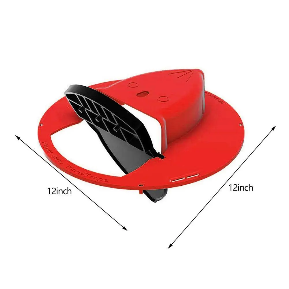

Smart Mouse Trap Bucket Lid Reusable Plastic Rat Humane Or Lethal Traps Door Style Multi Catch Tool Capturing Mice