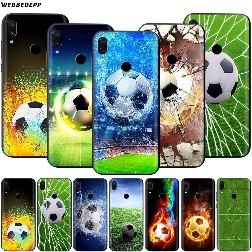 Футбольный спортивный чехол для Xiaomi Redmi 4A 4X 5 5A 6 6A 7 7A S2 Note Go K20 Pro Plus Prime 8T | Мобильные